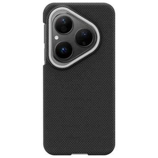 For Huawei Pura 80 5G Nanofiber MagSafe Magnetic Phone Case(Black)