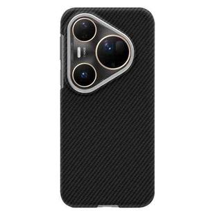 For Huawei Pura 80 Ultra 5G 600D Fine Grain Series Carbon Fiber MagSafe Phone Case(Black)