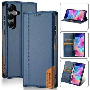 For Samsung Galaxy A05s N.BEKUS P3 RFID Stitching Magnetic Flip Leather Phone Case(Blue)