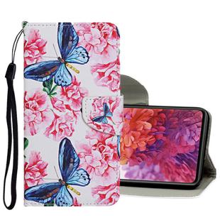 For Samsung Galaxy S20 FE 5G / S20 Lite Colored Drawing Pattern Horizontal Flip Leather Case with Holder & Card Slots & Wallet(Dragonfly Flower)
