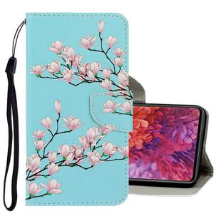 For Samsung Galaxy S20 FE 5G / S20 Lite 3D Colored Drawing Horizontal Flip PU Leather Case with Holder & Card Slots & Wallet(Magnolia)