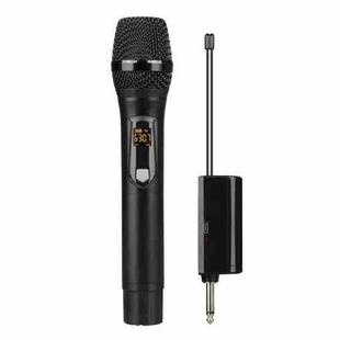 DEBRA A-25 UHF Wireless Rechargeable Microphone System for Stage KTV, Model:One Mic(Black)