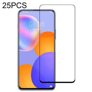 For Huawei Y9a 25 PCS Full Glue Full Screen Tempered Glass Film