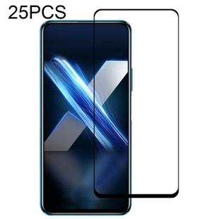 For Honor X10 5G / X10 Pro 25 PCS Full Glue Full Screen Tempered Glass Film