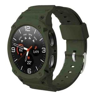 For Samsung Galaxy Watch8 40mm Integrated TPU Watch Band(Army Green)