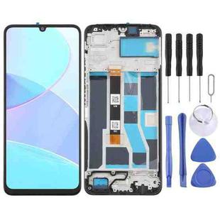 For Realme Note 50 4G RMX3834 OEM LCD Screen Digitizer Full Assembly with Frame