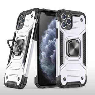 For iPhone 11 Magnetic Armor Shockproof TPU + PC Case with Metal Ring Holder