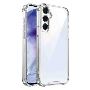 For Samsung Galaxy S24 FE 5G Four-corner Shockproof Acrylic +TPU Phone Case(Transparent)