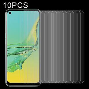 For OPPO A32 10 PCS 0.26mm 9H 2.5D Tempered Glass Film