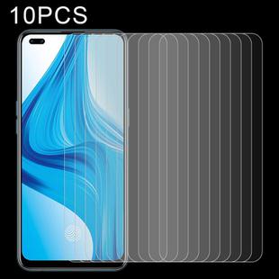For OPPO F17 Pro 10 PCS 0.26mm 9H 2.5D Tempered Glass Film