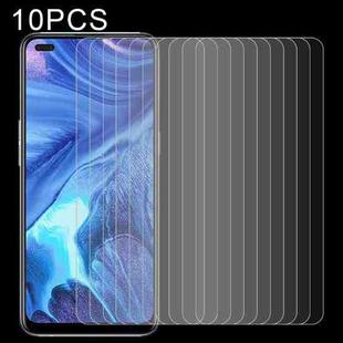 For OPPO Reno4 10 PCS 0.26mm 9H 2.5D Tempered Glass Film