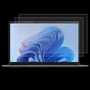 For BMAX MAXBook X15 Pro 15.6 inch 2pcs 9H 0.3mm Explosion-proof Tempered Glass Film