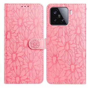 For Xiaomi 15T 5G Daisy Embossed Leather Phone Case(Pink)