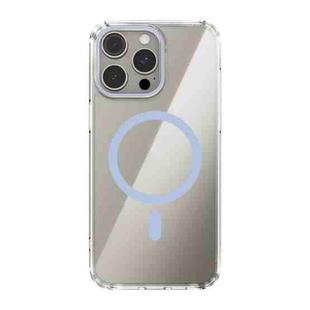For iPhone 13 Pro Max ABEEL MagSafe Magnetic Color Ring Anti-scratch Transparent Phone Case(Far Peak Blue)