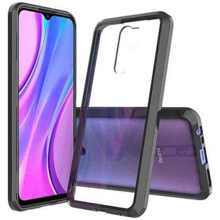 For Xiaomi Redmi 9 Scratchproof TPU + Acrylic Protective Case(Black)