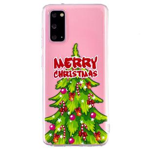 For Samsung Galaxy S20 Ultra Christmas Pattern TPU Protective Case(Christmas Tree)