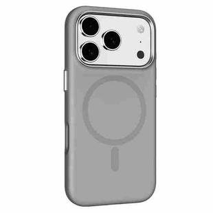 For iPhone 17 Pro Mutural Karen Series Liquid Silicone MagSafe Phone Case(Grey)