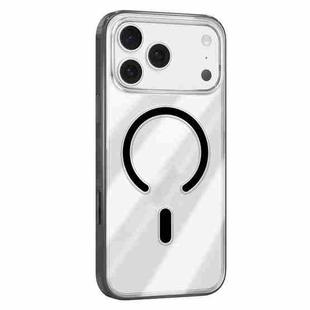 For iPhone 17 Pro Mutural Soft Mist Series MagSafe PC Hybrid TPU Phone Case(Black)