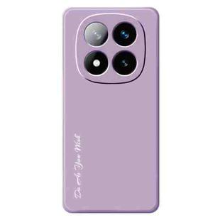 For Redmi Note 14 Pro 4G Do As You Wish A1440 Fine Hole Straight Edge Silicone Phone Case(Purple)