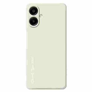 For Samsung Galaxy A07 5G Do As You Wish A1440 Fine Hole Straight Edge Silicone Phone Case(White)