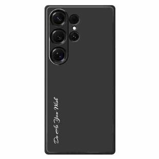 For Samsung Galaxy S25 Ultra 5G Do As You Wish A1440 Fine Hole Straight Edge Silicone Phone Case(Black)