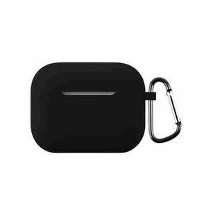 For AirPods Pro 3 2.0mm Silicone Earphone Protective Cover with Hook(Black)