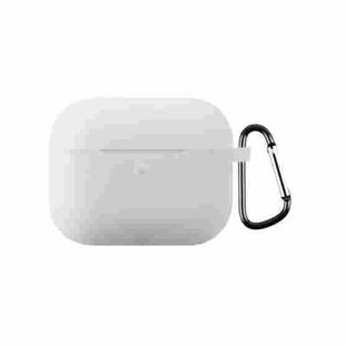 For AirPods Pro 3 2.0mm Silicone Earphone Protective Cover with Hook(Transparent)