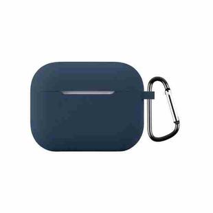 For AirPods Pro 3 2.0mm Silicone Earphone Protective Cover with Hook(Midnight Blue)