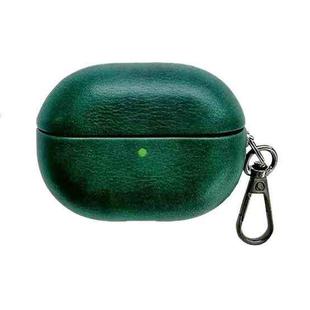 For Huawei FreeBuds Pro 4 Oily Leather Bluetooth Earphone Protective Case(Green)