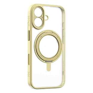 For iPhone 17  MOMAX Airbag Shockproof MagSafe Phone Case(Yellow)