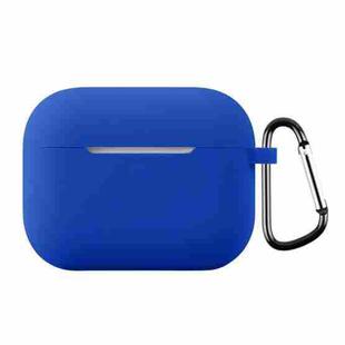 For AirPods Pro 3 Silicone Earphone Protective Case with Hook Thickness: 1.3mm(Deep Blue)