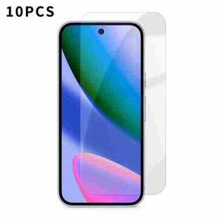 For Google Pixel 10 Kalebol 10pcs High-Aluminum Semi-Screen Anti-Fingerprint HD Tempered Glass Film