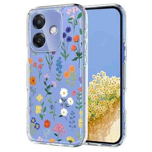 For OPPO A3x 4G / 5G India Flower Pattern Painted TPU Phone Case(Daisy)