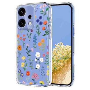For OPPO Reno14 5G Global / Reno14 F Flower Pattern Painted TPU Phone Case(Daisy)