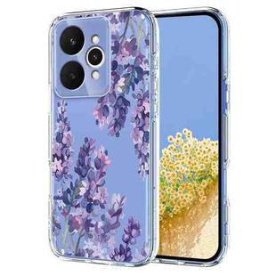 For Realme 15 5G Global / 15 Pro 5G Global Flower Pattern Painted TPU Phone Case(Wisteria)