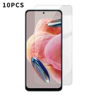 For Redmi Note 12 Pro 4G Global Kalebol 10pcs High-Aluminum Semi-Screen Anti-Fingerprint HD Tempered Glass Film