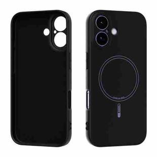 For iPhone 17 ABEEL Skin-friendly Feel Magsafe Liquid Silicone Phone Case(Black)