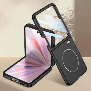For Honor Magic V Flip 2 GKK Integrated Ultra-thin Full Coverage MagSafe Phone Case(Black)