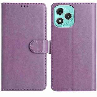 For Honor 400 Lite Global Lambskin 8-card Slot Leather Phone Case(Purple)