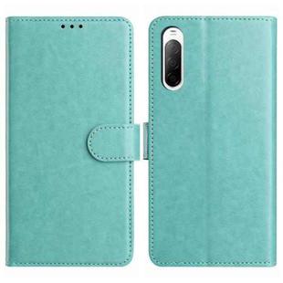For Sony Xperia 10 V Lambskin 8-card Slot Leather Phone Case(Green)