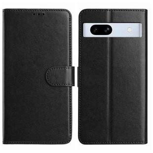 For Google Pixel 7a Lambskin 8-card Slot Leather Phone Case(Black)