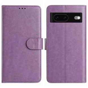 For Google Pixel 7 5G Lambskin 8-card Slot Leather Phone Case(Purple)