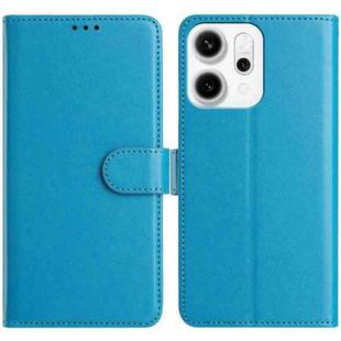 For OPPO Reno14 5G Global Lambskin 8-card Slot Leather Phone Case(Light Blue)