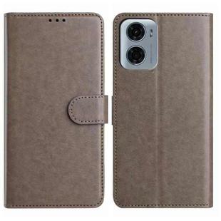 For Motorola Moto G05 Lambskin 8-card Slot Leather Phone Case(Grey)