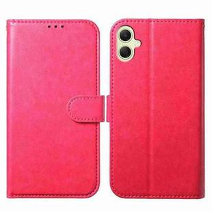 For Samsung Galaxy A05 Lambskin 8-card Slot Leather Phone Case(Rose Red)