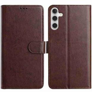 For Samsung Galaxy A26 5G Lambskin 8-card Slot Leather Phone Case(Brown)