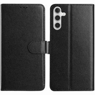 For Samsung Galaxy A34 5G Lambskin 8-card Slot Leather Phone Case(Black)