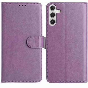 For Samsung Galaxy A55 5G Lambskin 8-card Slot Leather Phone Case(Purple)