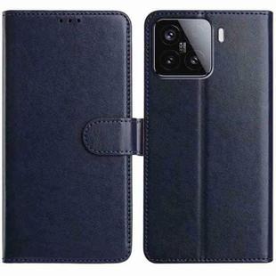 For Xiaomi 15T 5G Lambskin 8-card Slot Leather Phone Case(Dark Blue)