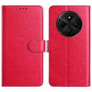 For Xiaomi Poco C75 5G Lambskin 8-card Slot Leather Phone Case(Rose Red)